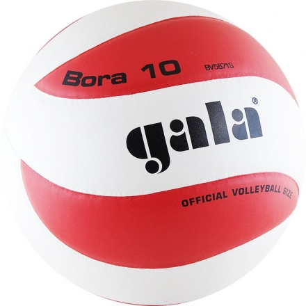 Мяч вол. &quot;GALA Bora 10&quot; арт. BV5671S, р. 5, синт. кожа ПУ, клееный, бут. кам, бело-красный оптом, фото 1
