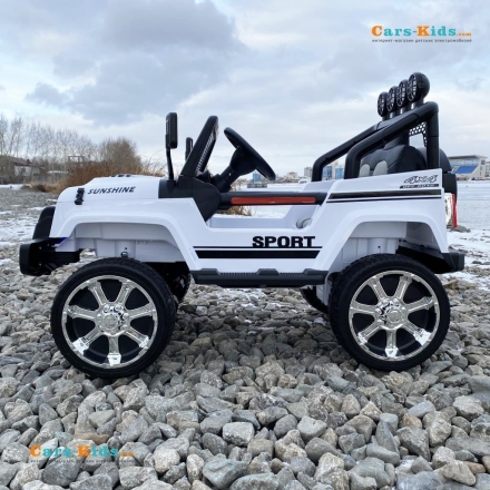 Электромобиль Jeep S2388 4WD белый оптом, фото 4