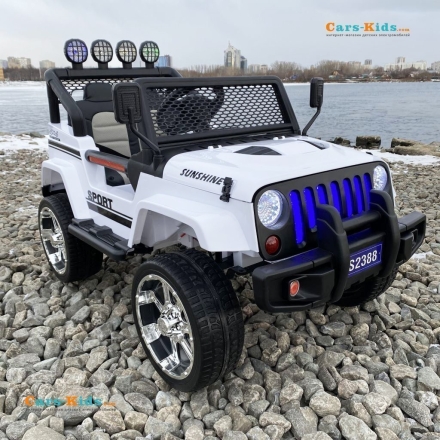 Электромобиль Jeep S2388 4WD белый оптом, фото 2