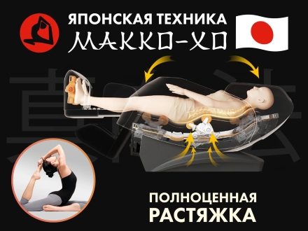 Массажное кресло FUJIMO 氣 FLEXOR F500 Brown оптом, фото 15