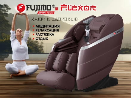 Массажное кресло FUJIMO 氣 FLEXOR F500 Brown оптом, фото 2