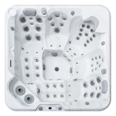 Гидромассажный бассейн IQUE Dreamline-II 2200-II-DD-BPM (WiFi+MICROSILK) (220х220х96 см), Brushedwalnut оптом, фото 3