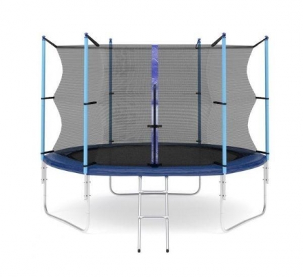 Батут с защитной сеткой (лестница в комплекте) Diamond Fitness Internal 10ft (305 см) оптом, фото 1