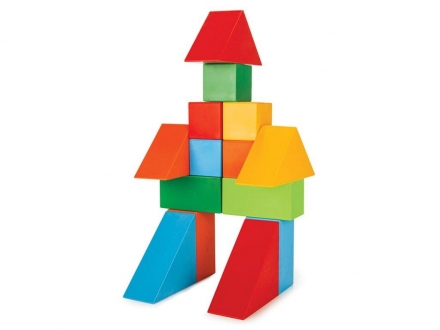 Набор из 30 геометрических фигур Pilsan Big Geometric Shapes (03-235-T) оптом, фото 4