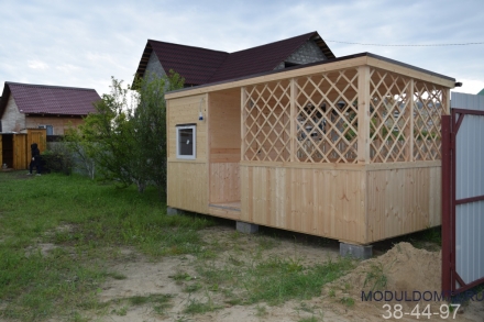 Беседка с летней кухней 5х2,45м оптом, фото 6