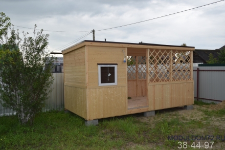 Беседка с летней кухней 5х2,45м оптом, фото 5