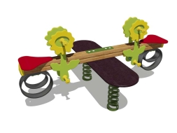 Качели-балансир на пружине Подсолнух 04508 для детской площадки, фото 1