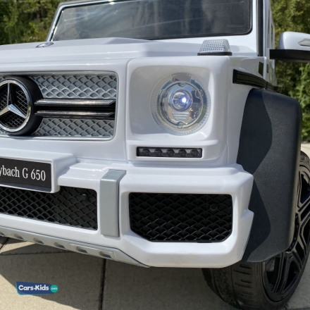 Электромобиль Mercedes-Benz Maybach G650 т101тт 4WD белый оптом, фото 12