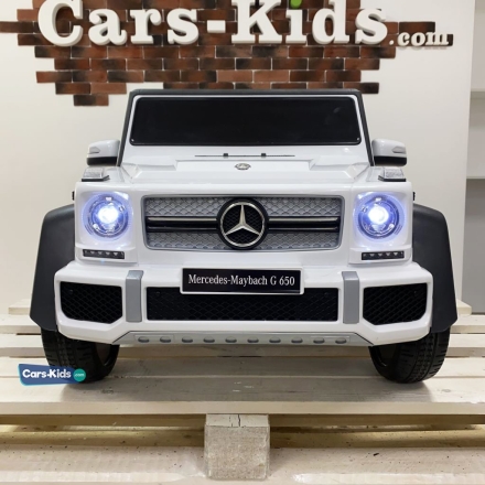 Электромобиль Mercedes-Benz Maybach G650 т101тт 4WD белый оптом, фото 9