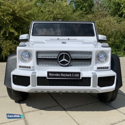 Электромобиль Mercedes-Benz Maybach G650 т101тт 4WD белый оптом, фото 6