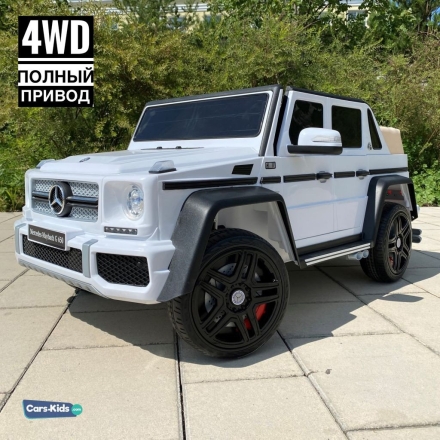 Электромобиль Mercedes-Benz Maybach G650 т101тт 4WD белый оптом, фото 1