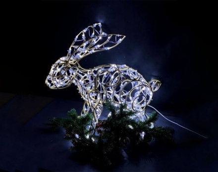 Световая фигура Зайчик №3 z011 оптом, фото 3