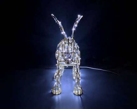 Световая фигура Зайчик №3 z011 оптом, фото 2