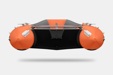 GLADIATOR B 370 LIGHT B Оранжево-темносерый моторная лодка ПВХ Фанерный пайол оптом, фото 5