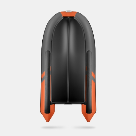 GLADIATOR B 370 LIGHT B Оранжево-темносерый моторная лодка ПВХ Фанерный пайол оптом, фото 3