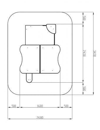 Домик мини тип 3 - МФ 10.01.12 оптом, фото 6