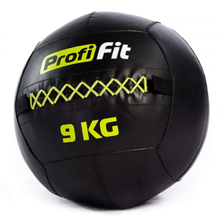 Медицинбол набивной (Wallball) PROFI-FIT, 9 кг оптом, фото 1