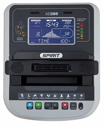 Эллиптический тренажер SPIRIT XE395 Black			 оптом, фото 8
