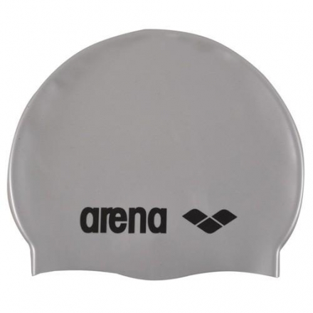 Шапочка для плавания &quot;ARENA Classic Silicone&quot;, серебристый оптом, фото 1