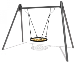 Качели Гнездо 04057 с подвесом металлические для детской площадки, фото 1