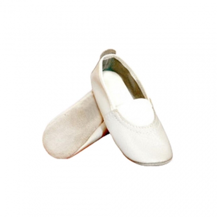 Чешки классические, кожа, белые (21/33 - 24,5/38) оптом, фото 1