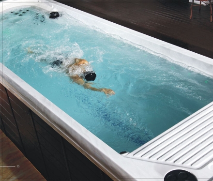 Плавательный спа-бассейн с противотоком JNJ SPAS Swim Pro I Endless Pool оптом, фото 4