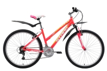 Велосипед Stark'18 Luna 26.1 V розовый/жёлтый/белый 18"