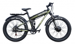 Велогибрид UBERBIKE FAT 48V 1000W BLACK, фото 2
