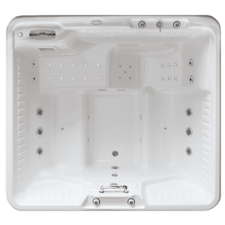 Гидромассажный спа-бассейн Радомир Цезарь (чаша белая, комплектация Platinum) оптом, фото 1