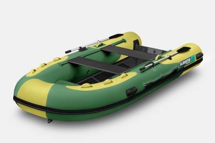 Gladiator RIB 420 AL Зелено-оливковый моторная лодка ПВХ Жесткое дно (морской алюминий), киль оптом, фото 1