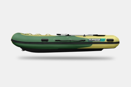 Gladiator RIB 420 AL Зелено-оливковый моторная лодка ПВХ Жесткое дно (морской алюминий), киль оптом, фото 5