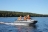 Моторная лодка ПВХ Фрегат 350 F Зеленый с фальшбортом оптом