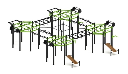 Многофункциональный спортивный комплекс (зеленый) МК 100.02-02 оптом, фото 1