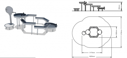 Детская площадка для игр с песком и водой Ниагара оптом, фото 4