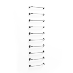 Перекладина шведской стенки и рукохода N-line нержавеющая сталь 600, фото 2