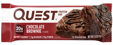 Батончик Quest Nutrition Quest Protein Bar Chocolate Brownie (Шоколадный брауни), 12 шт оптом, фото 2