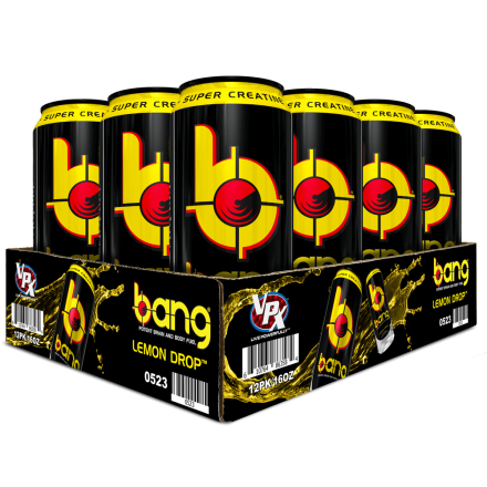 Энергетический напиток &quot;БЭНГ&quot; Лимонад VPX BANG 473мл Lemon Drop оптом, фото 3