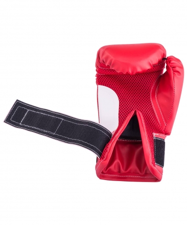 Перчатки боксерские Rusco 8oz, к/з, красные оптом, фото 5