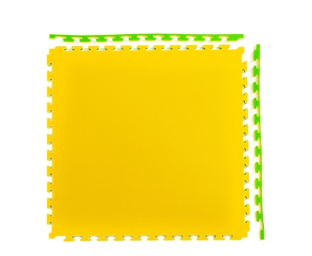 Будо-мат, 100 x 100 см, 20 мм, цвет жёлто-зелёный оптом, фото 1