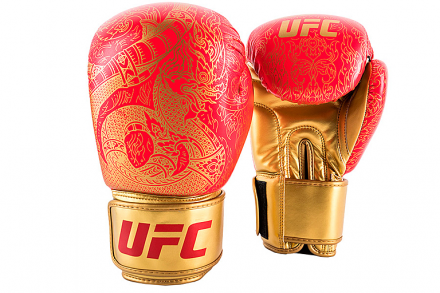 (Перчатки для бокса UFC PRO Thai Naga 14 Oz - красные) оптом, фото 1