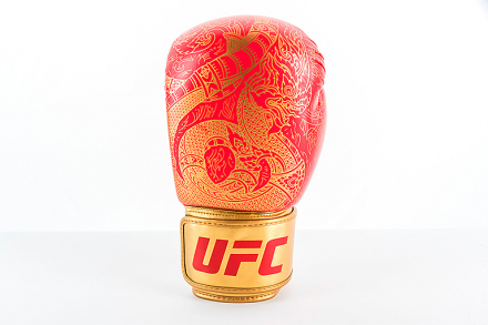 (Перчатки для бокса UFC PRO Thai Naga 14 Oz - красные) оптом, фото 3