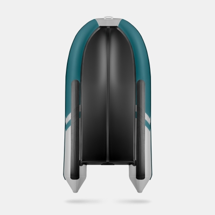 GLADIATOR B 370 LIGHT B Морской зеленый-белый моторная лодка ПВХ Фанерный пайол оптом, фото 4