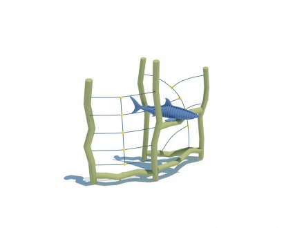 ДП 5.02 Элемент из 4 столбов и 2 сеток в сборе 1200х1200х2500 оптом, фото 1