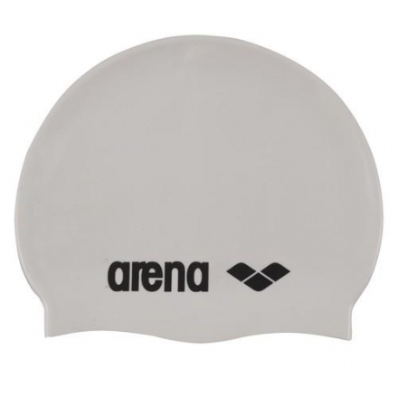 Шапочка для плавания &quot;ARENA Classic Silicone&quot;, белый, силикон оптом, фото 1