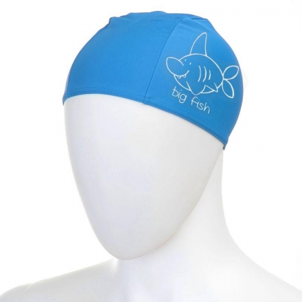 Шапочка для плав. дет. &quot;FASHY Polyester kids Printed Cap&quot;, арт.3220-00-75, полиэстер, голубой оптом, фото 1