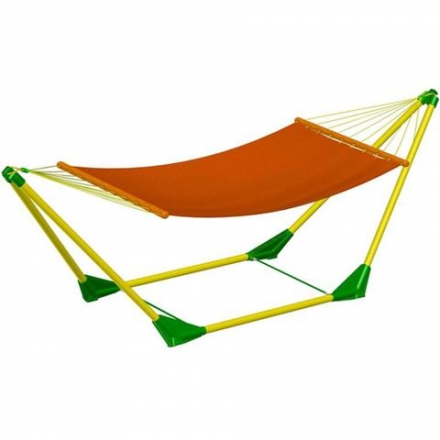 Гамак для дачи с каркасом LECO-IT до 120 кг оптом, фото 1