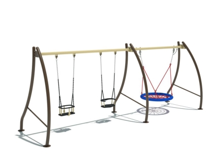Качели для детской площадки Гнездо Емеля оптом, фото 1