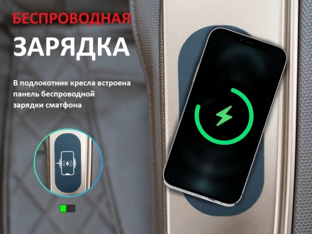 Массажное кресло FUJIMO KENKO F623 Business Edition Графит оптом, фото 4