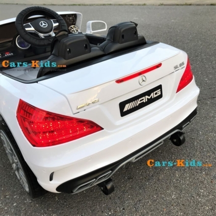 Электромобиль Mercedes-Benz SL65 AMG белый оптом, фото 9