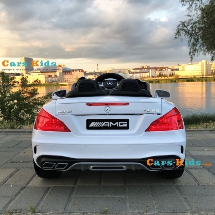 Электромобиль Mercedes-Benz SL65 AMG белый оптом, фото 8